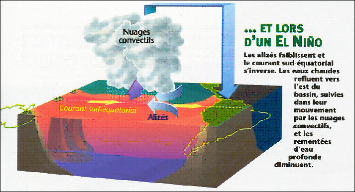 Le fonctionnement de El niño